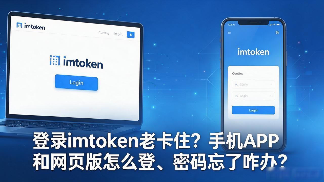 登录imtoken老卡住？手机APP和网页版怎么登、密码忘了咋办