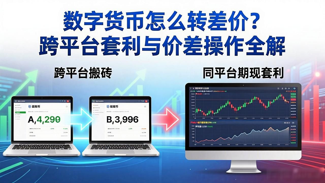 数字货币怎么转差价？跨平台套利与价差操作全解