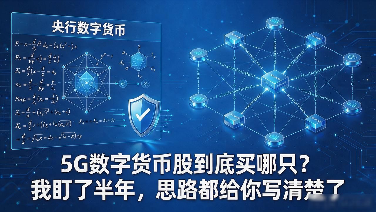 5G数字货币股到底买哪只？我盯了半年，思路都给你写清楚了