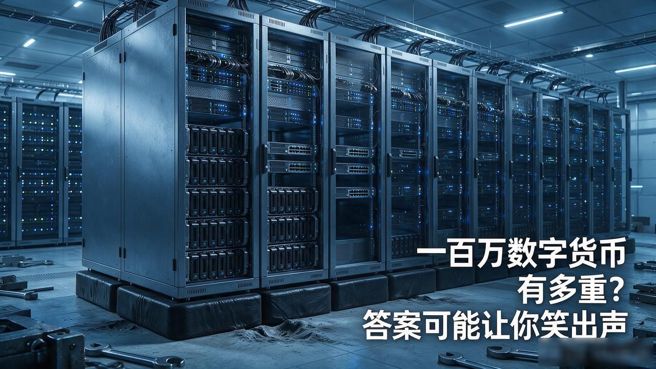 一百万数字货币有多重？答案可能让你笑出声