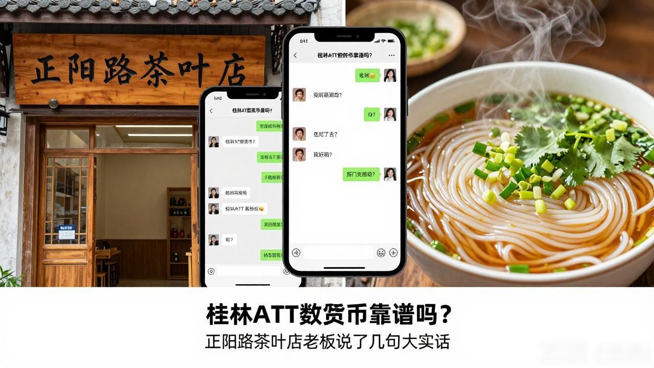 桂林ATT数字货币靠谱吗？正阳路茶叶店老板说了几句大实话