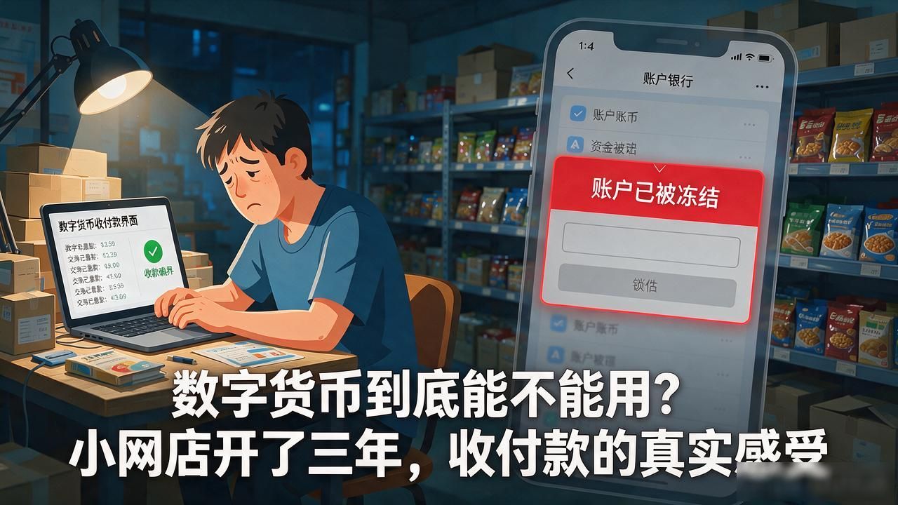 数字货币到底能不能用？小网店开了三年，收付款的真实感受