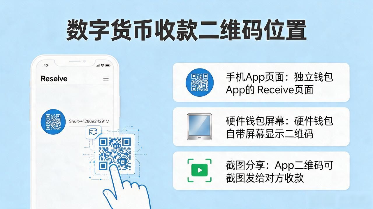 数字货币二维码在哪儿？交易所和钱包里这几个位置你找到了吗