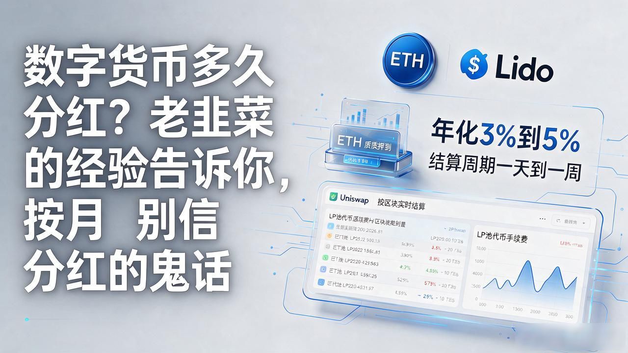 数字货币多久分红？老韭菜的经验告诉你，别信按月分红的鬼话