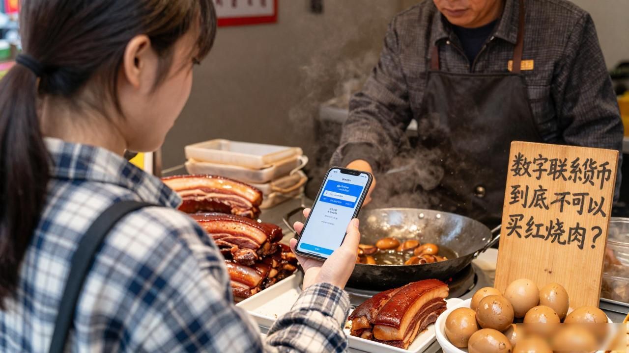 数字联系货币到底能不能买红烧肉？菜场卖了三十年肉的我来说说