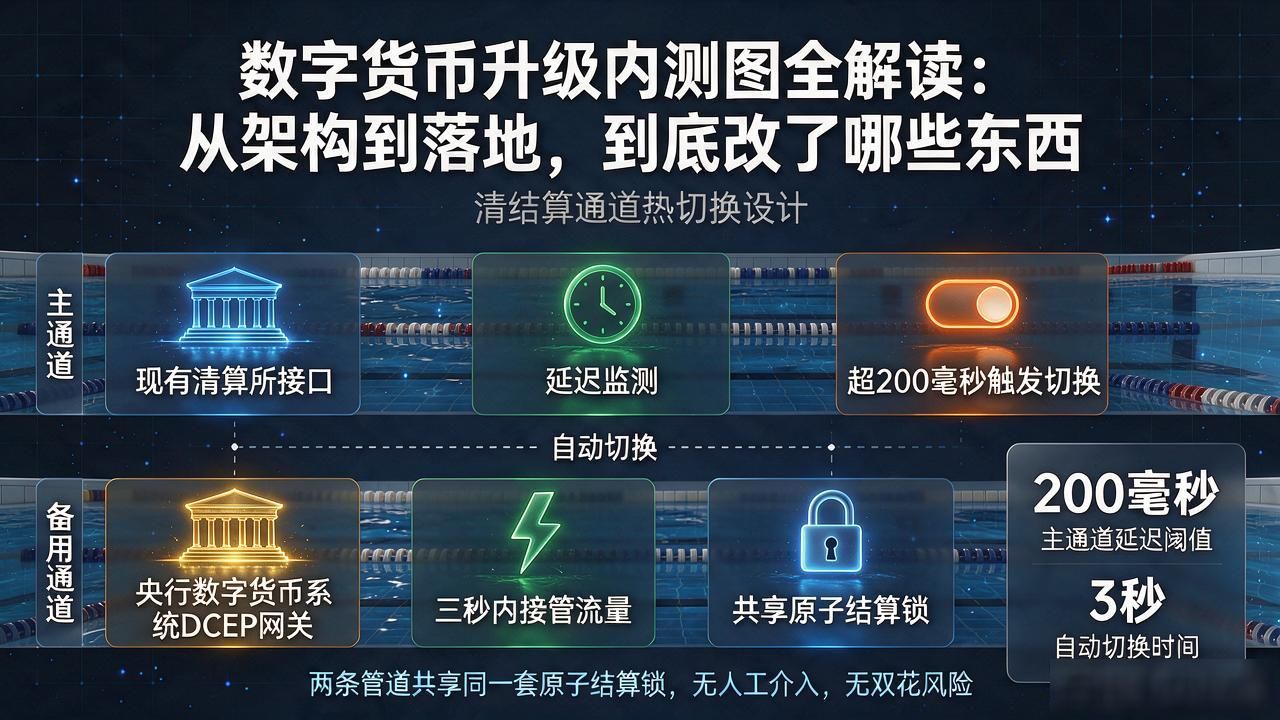 数字货币升级内测图_数字货币系统升级三级异构校验_清结算通道热切换设计