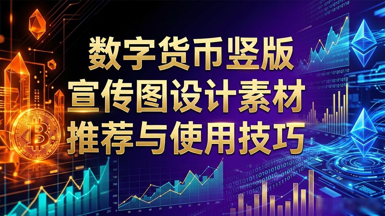 数字货币竖版宣传图设计素材推荐与使用技巧