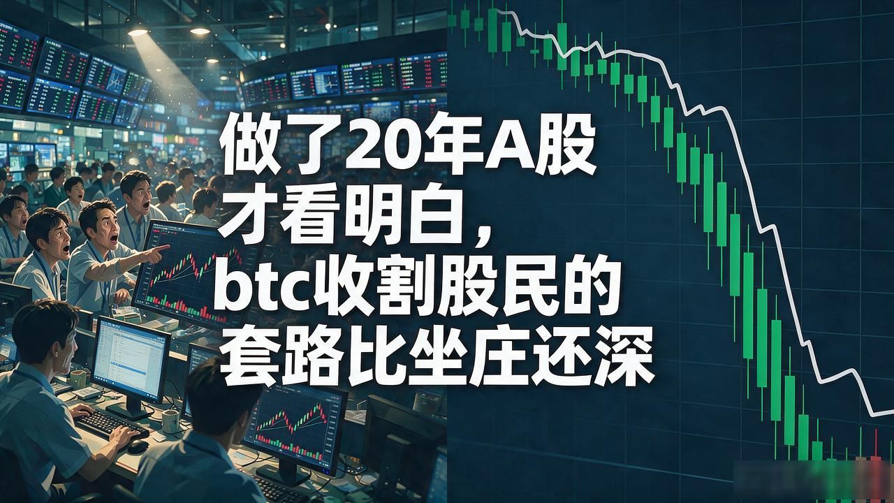 做了20年A股才看明白，btc收割股民的套路比坐庄还深