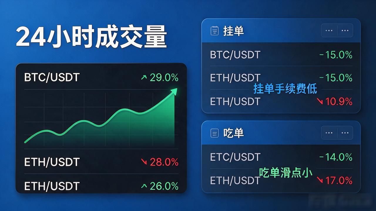 币币交易卖出数字货币：挂单还是吃单，怎么操作才不亏手续费