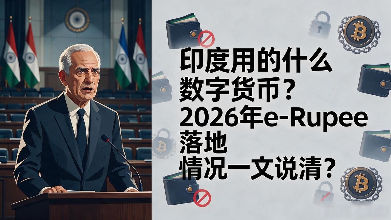印度用的什么数字货币？2026年e-Rupee落地情况一文说清