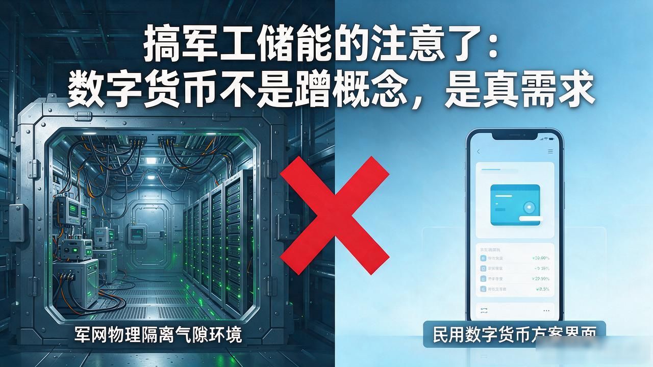 搞军工储能的注意了：数字货币不是蹭概念，是真需求