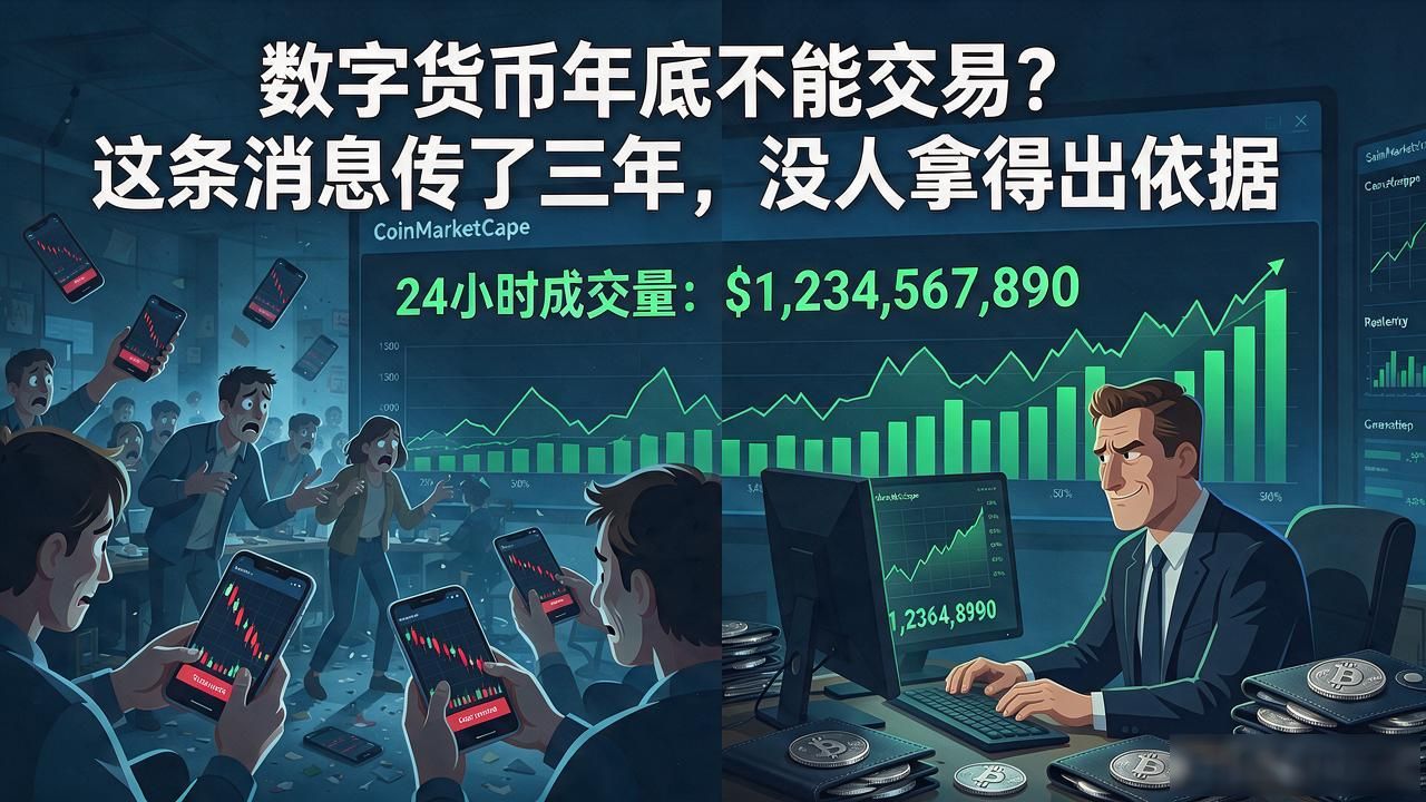 数字货币年底不能交易？这条消息传了三年，没人拿得出依据