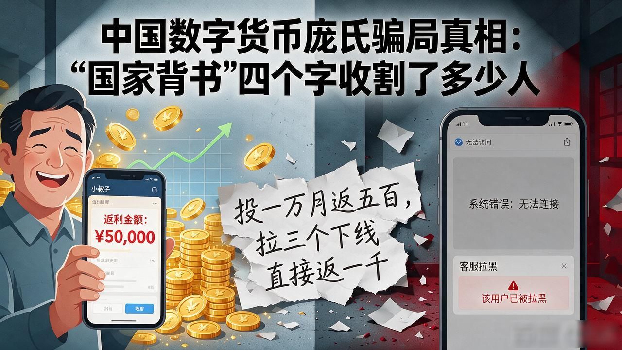 中国数字货币庞氏骗局真相："国家背书"四个字收割了多少人