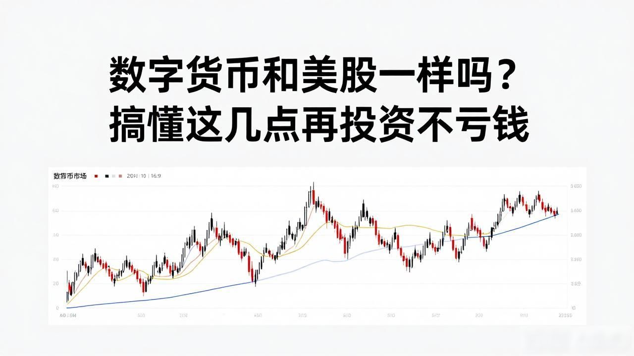 数字货币和美股一样吗？搞懂这几点再投资不亏钱