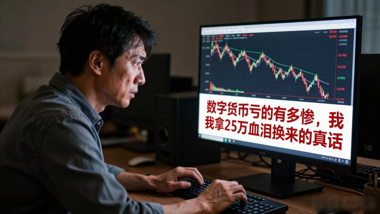 数字货币亏的有多惨，我拿25万血泪换来的真话