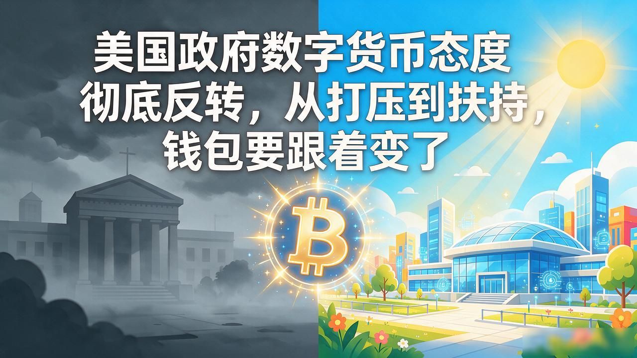 美国政府数字货币态度彻底反转，从打压到扶持，钱包要跟着变了