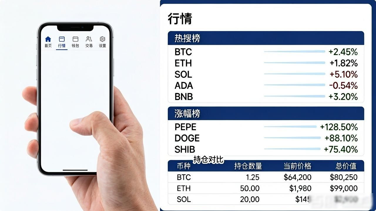 imToken看行情 这3个功能用起来最顺手