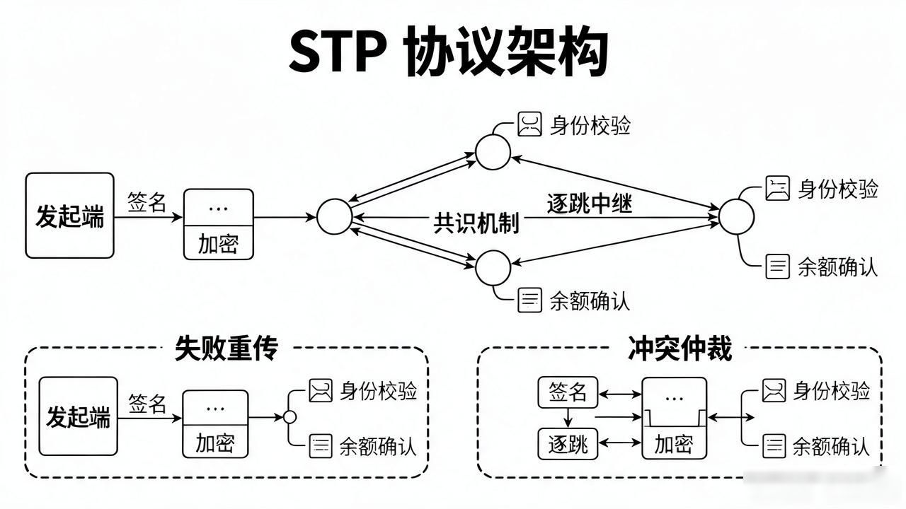 数字货币STP图到底在画什么？协议架构、节点通信与资金流向全拆解