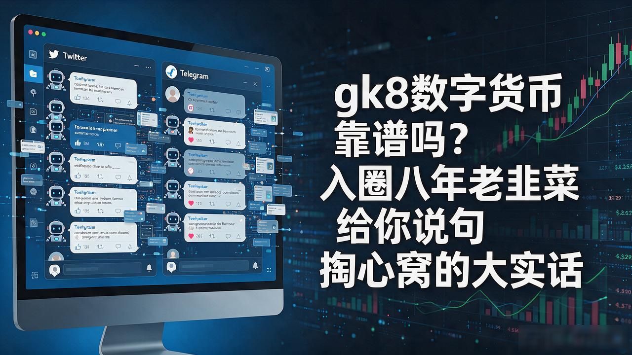 gk8数字货币靠谱吗？入圈八年老韭菜给你说句掏心窝的大实话