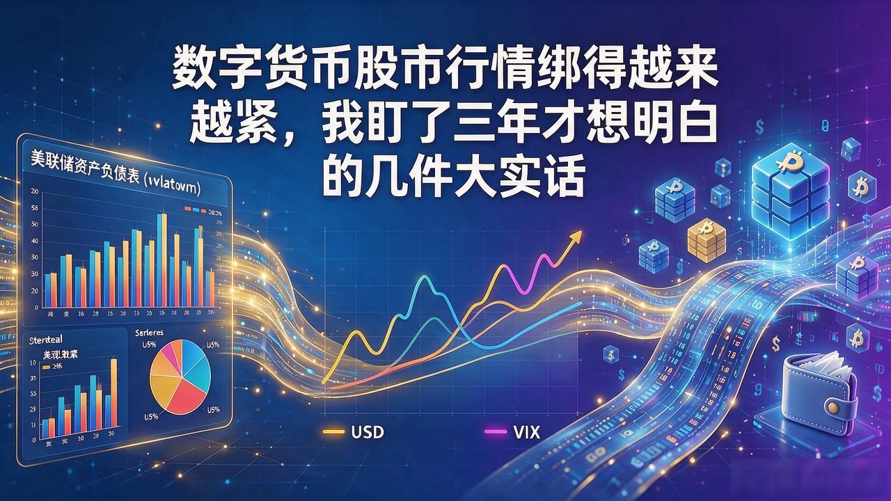 数字货币股市行情绑得越来越紧，我盯了三年才想明白的几件大实话