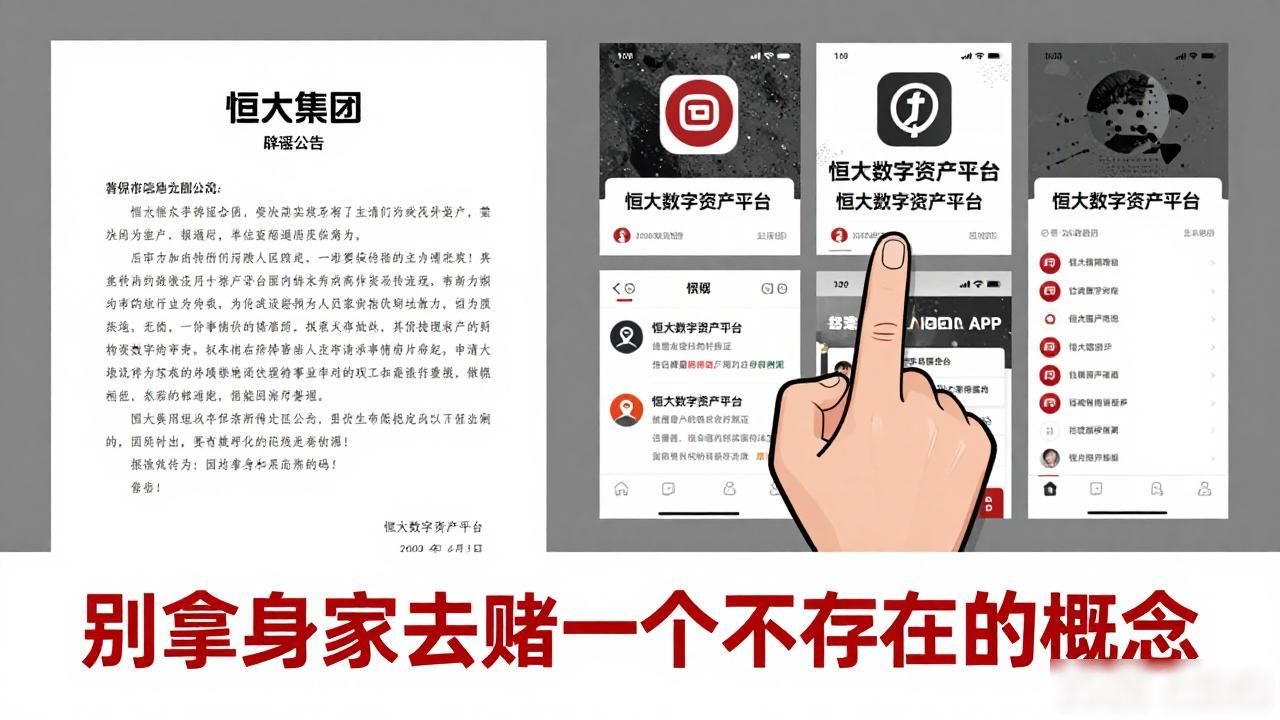 恒大地产数字货币靠谱吗？别拿身家去赌一个不存在的概念