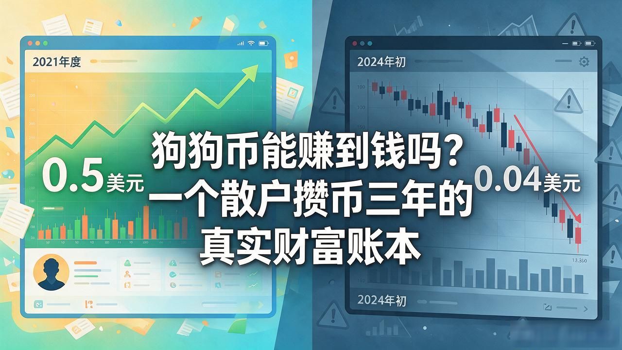 狗狗币能赚到钱吗？一个散户攒币三年的真实财富账本