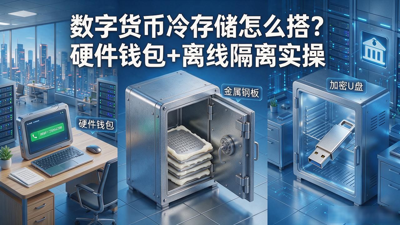 数字货币冷存储怎么搭？硬件钱包+离线隔离实操
