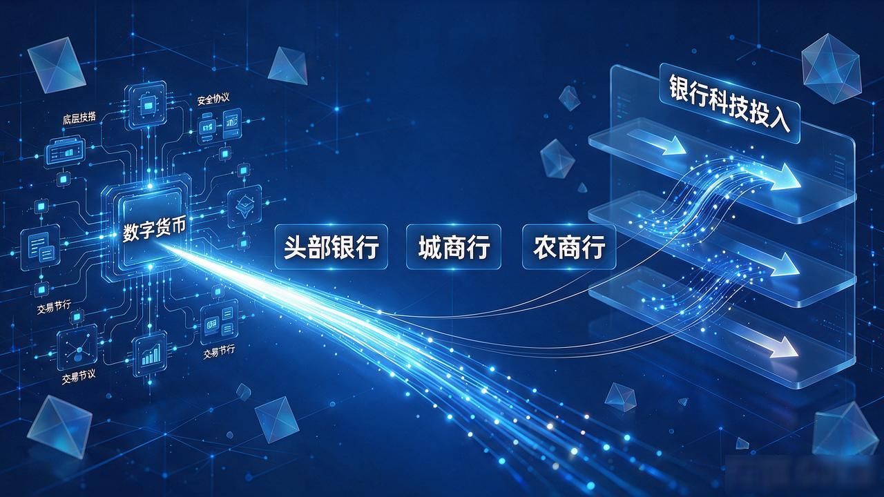 数字货币对银行股影响大吗？我把息差、中收、科技三笔账说透