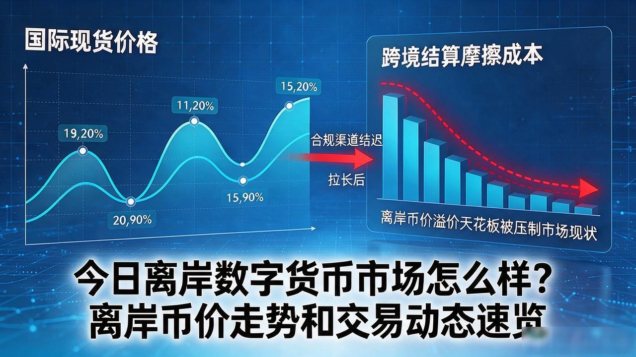 今日离岸数字货币市场怎么样？离岸币价走势和交易动态速览