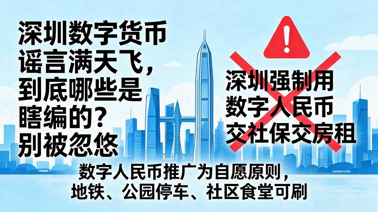 深圳数字货币谣言满天飞，到底哪些是瞎编的？别被忽悠