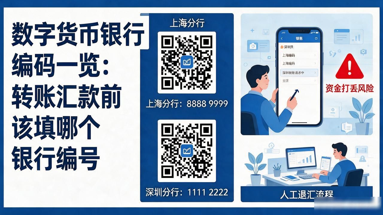 数字货币银行编码一览：转账汇款前该填哪个银行编号