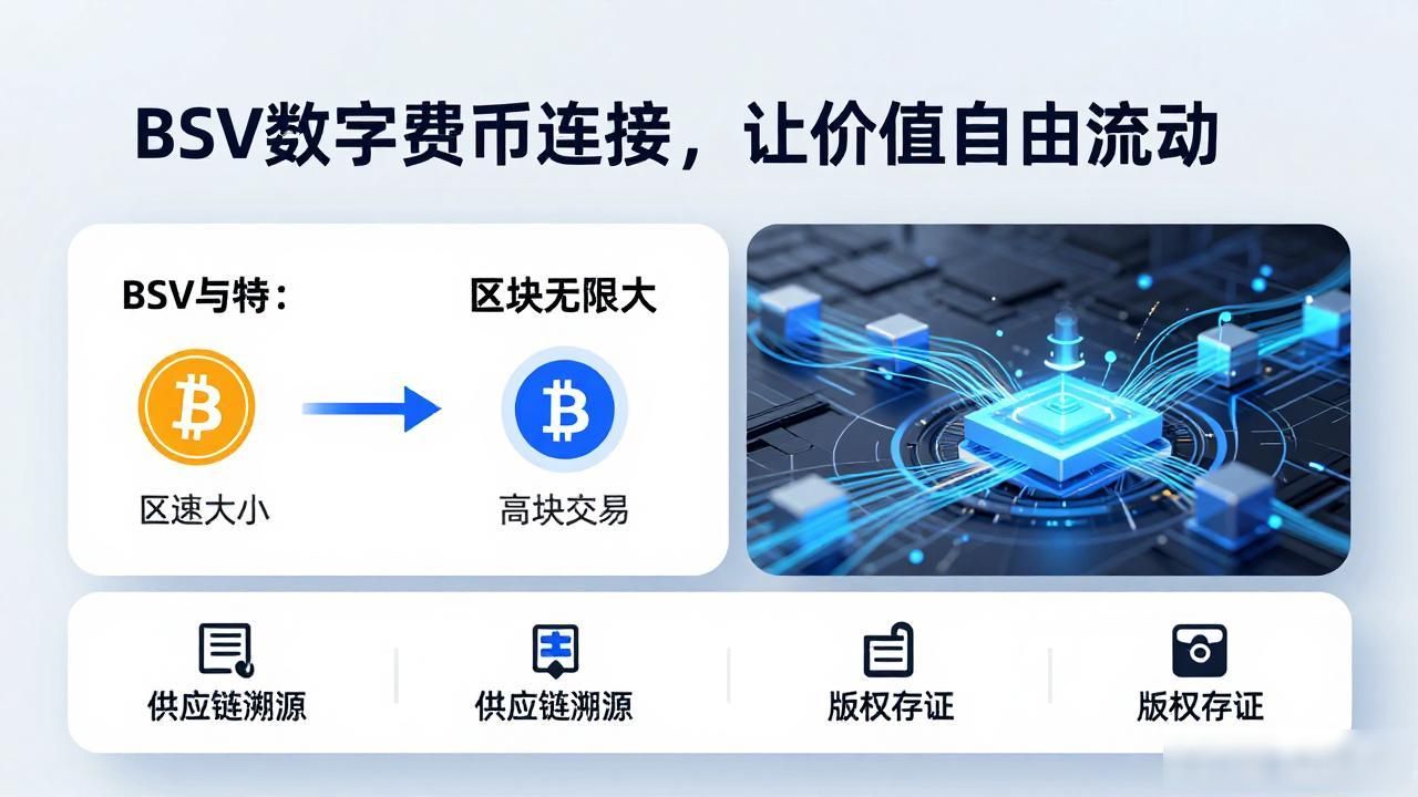 BSV数字货币连接，让价值自由流动