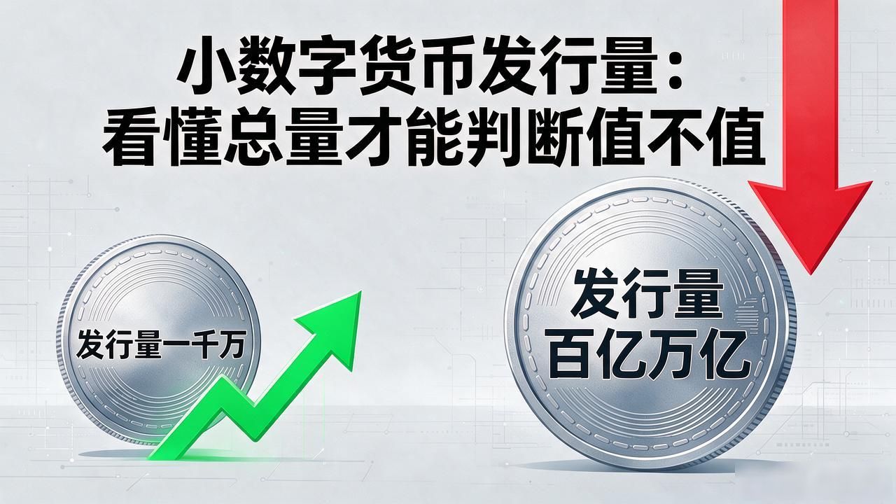 小数字货币发行量：看懂总量才能判断值不值