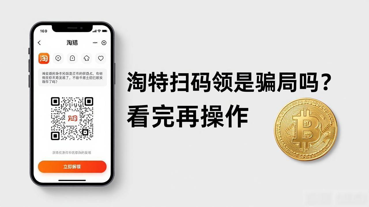 扫码淘特数字货币_扫码领数字货币_数字货币诈骗防范