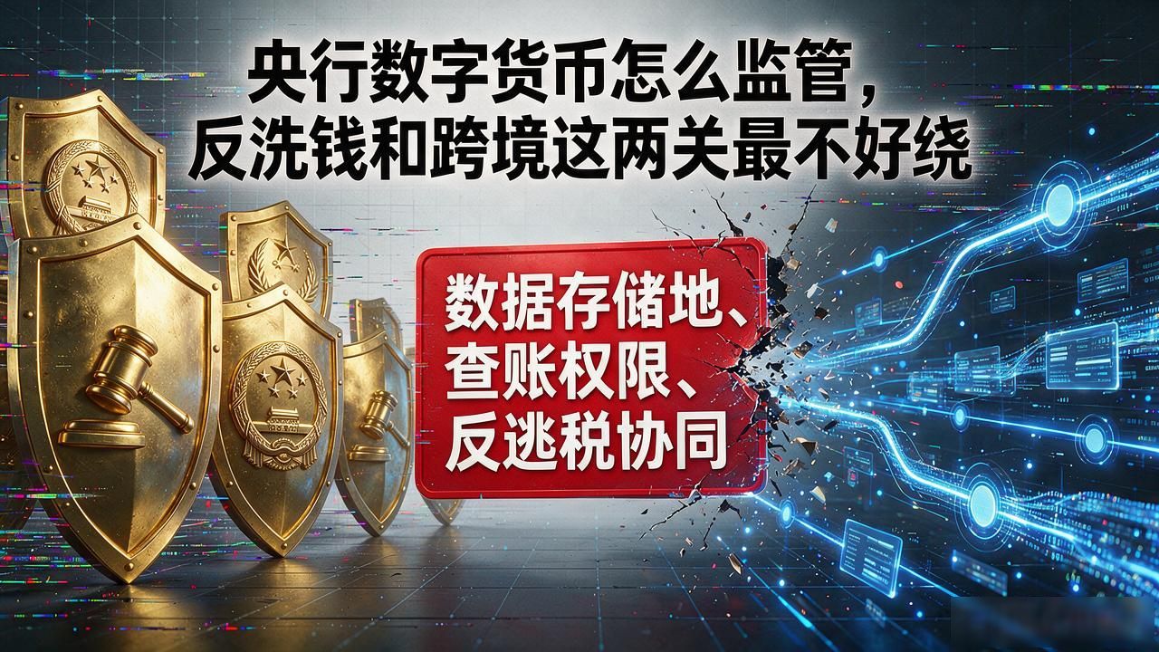 央行数字货币怎么监管，反洗钱和跨境这两关最不好绕