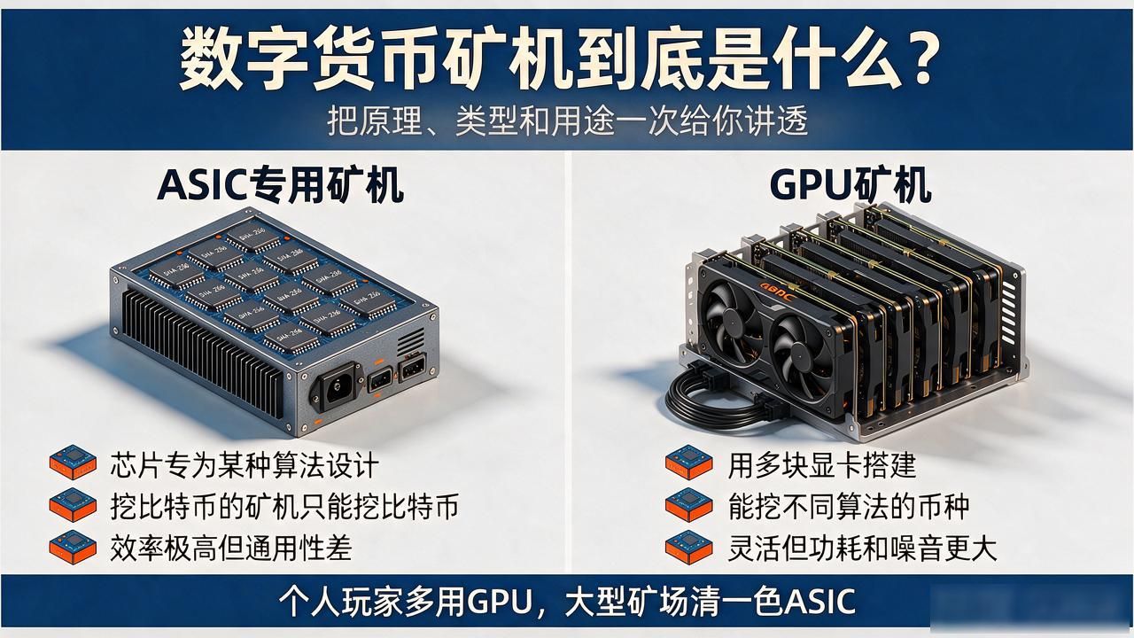 数字货币矿机到底是什么？把原理、类型和用途一次给你讲透