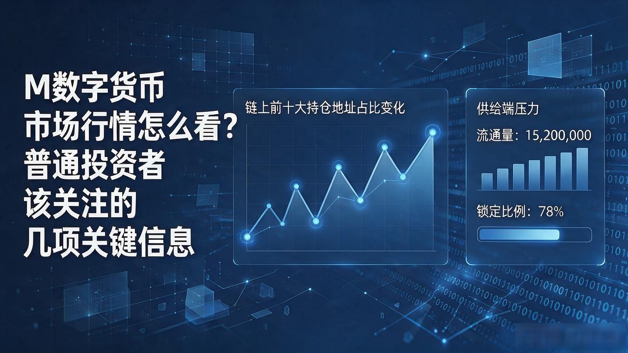 M数字货币市场行情怎么看？普通投资者该关注的几项关键信息
