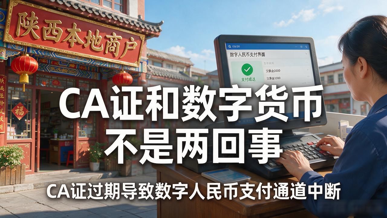陕西怎么申请CA证、接入数字货币？本地商户实操路径一次讲清