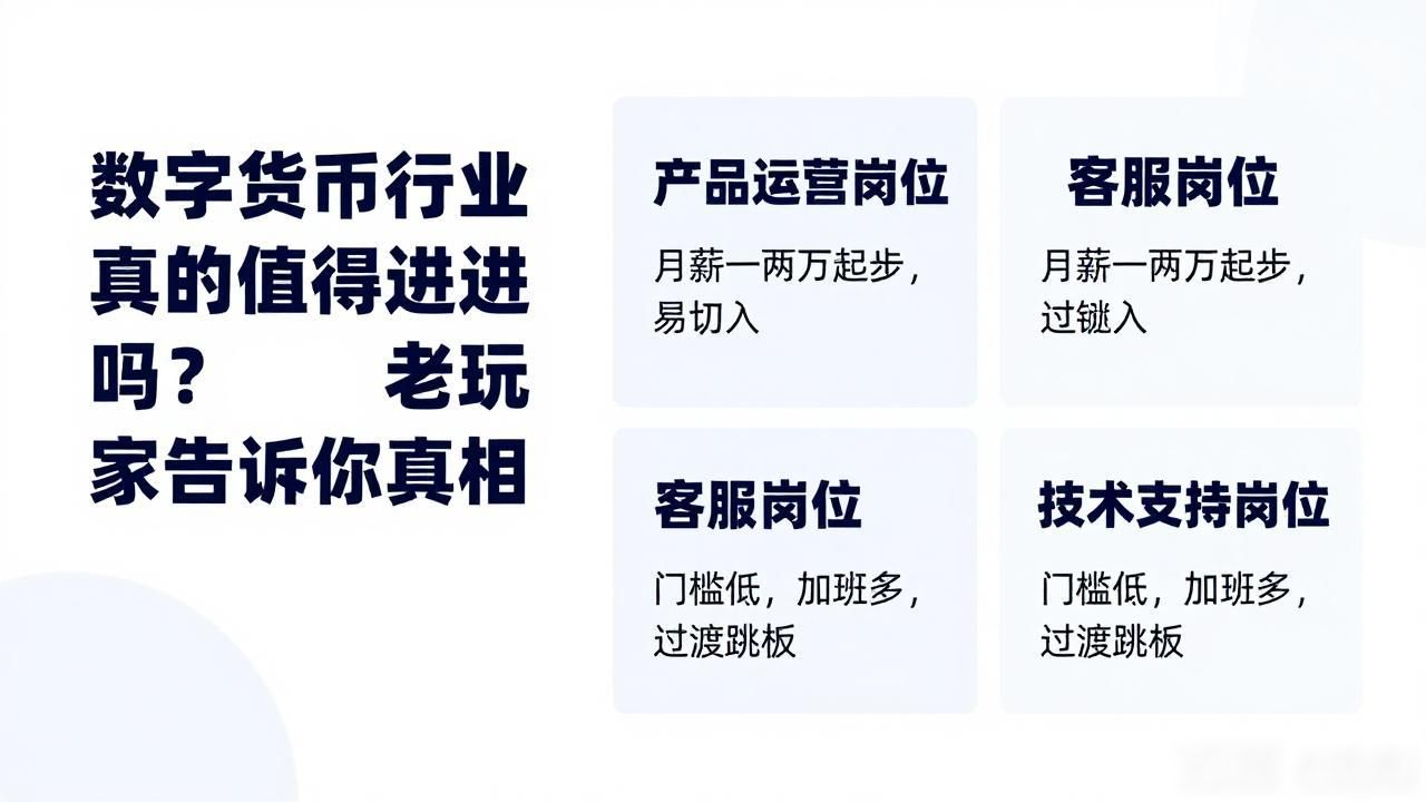 数字货币行业真的值得进吗？老玩家告诉你真相