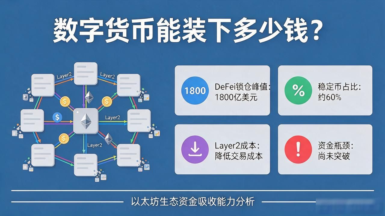 数字货币能装下多少钱？三大核心限制说清楚