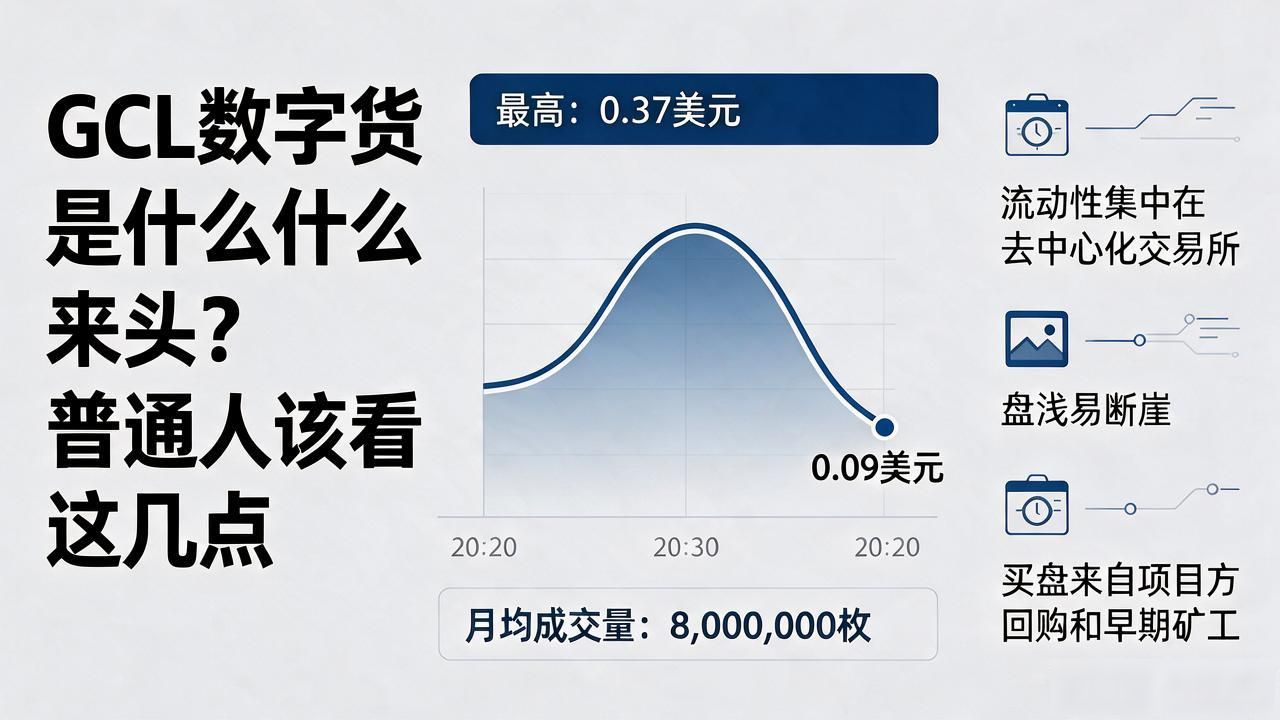 GCL数字货币是什么来头？普通人该看这几点