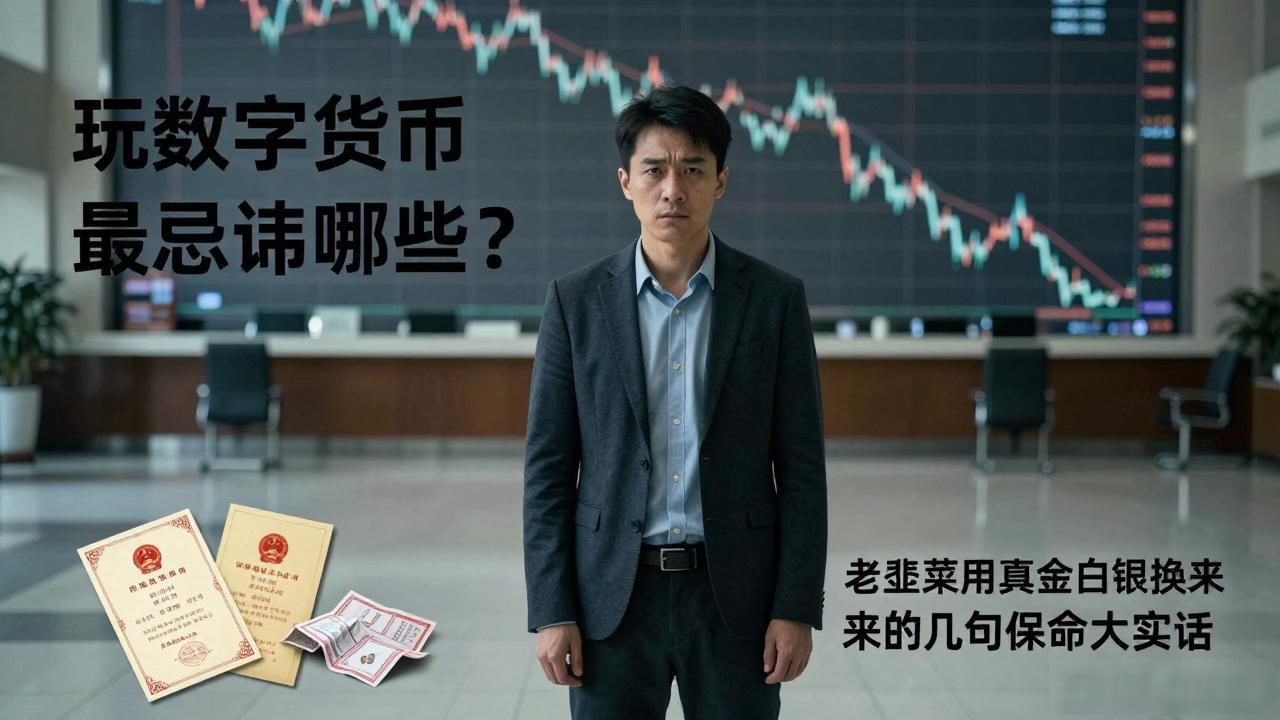 玩数字货币最忌讳哪些？老韭菜用真金白银换来的几句保命大实话