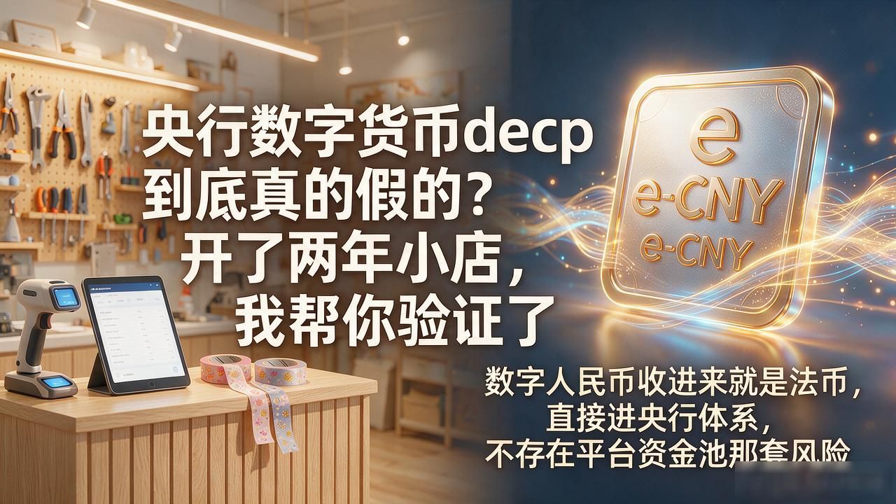 央行数字货币dcep到底真的假的？开了两年小店，我帮你验证了