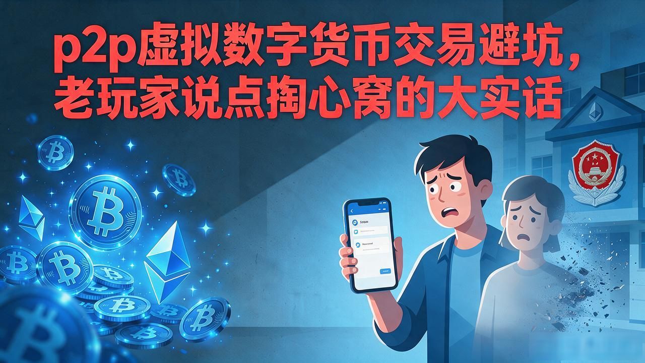 p2p虚拟数字货币交易避坑，老玩家说点掏心窝的大实话