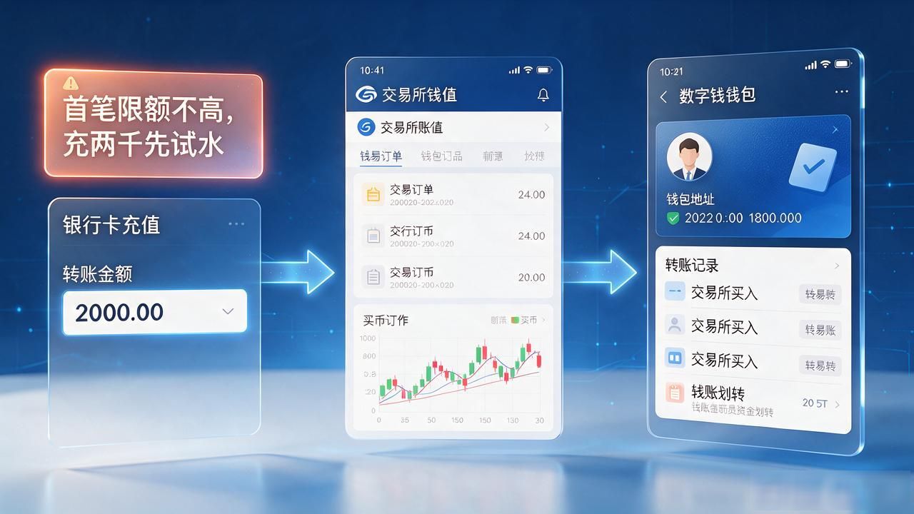 数字货币下载和使用：新手选App、开户、买币、转账实操