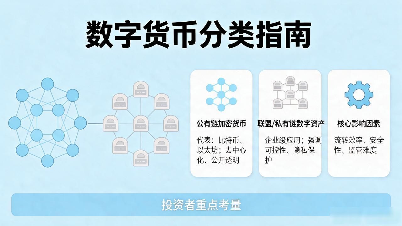 数字货币怎么分？一文读懂分类原则与实用指南